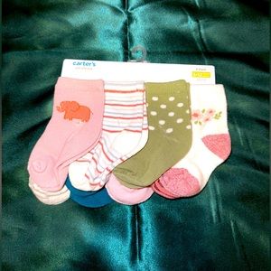 Brand new NWT Carters Socks SZ 3-12 months